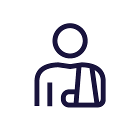 injured worker icon